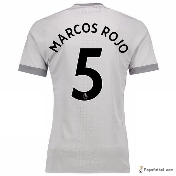 Camiseta Manchester United Replica Tercera Ropa Marcos Rojo 2017/18